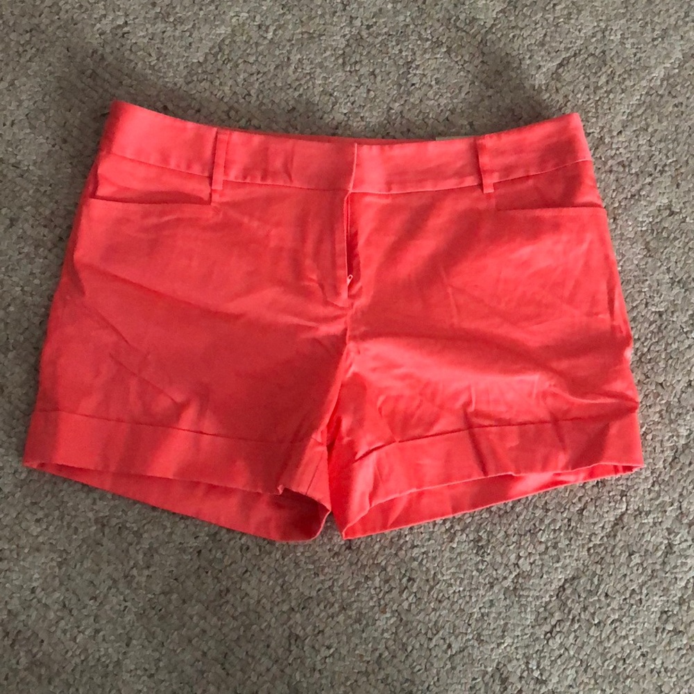 Express coral shorts